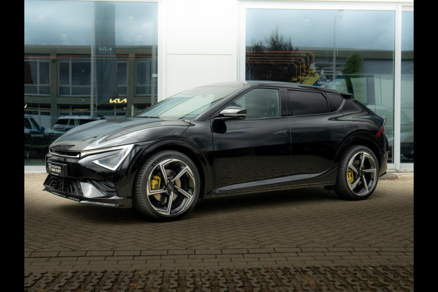 Kia Ev6 GT-Line Business Edition 84 kWh Speciale uitvoering | 21 inch GT velgen | Hifi upgrade met Subwoofer | Gele remklauwen | Stoel verwarming l Elektrische kofferklep | GT pakket | LED | Keyless | 20 inch LMV