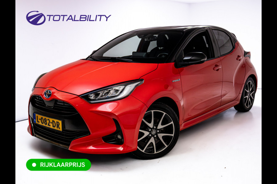 Toyota Yaris 1.5 Hybrid Launch Edition | Stoel- stuurverwarming | Trekhaak | HUD | Camera | Adaptive cruise Apple Carplay/Android Auto, Privacy glas, Keyless