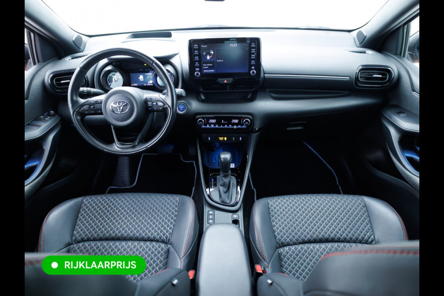 Toyota Yaris 1.5 Hybrid Launch Edition | Stoel- stuurverwarming | Trekhaak | HUD | Camera | Adaptive cruise Apple Carplay/Android Auto, Privacy glas, Keyless