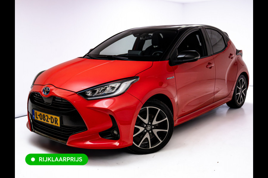 Toyota Yaris 1.5 Hybrid Launch Edition | Stoel- stuurverwarming | Trekhaak | HUD | Camera | Adaptive cruise Apple Carplay/Android Auto, Privacy glas, Keyless