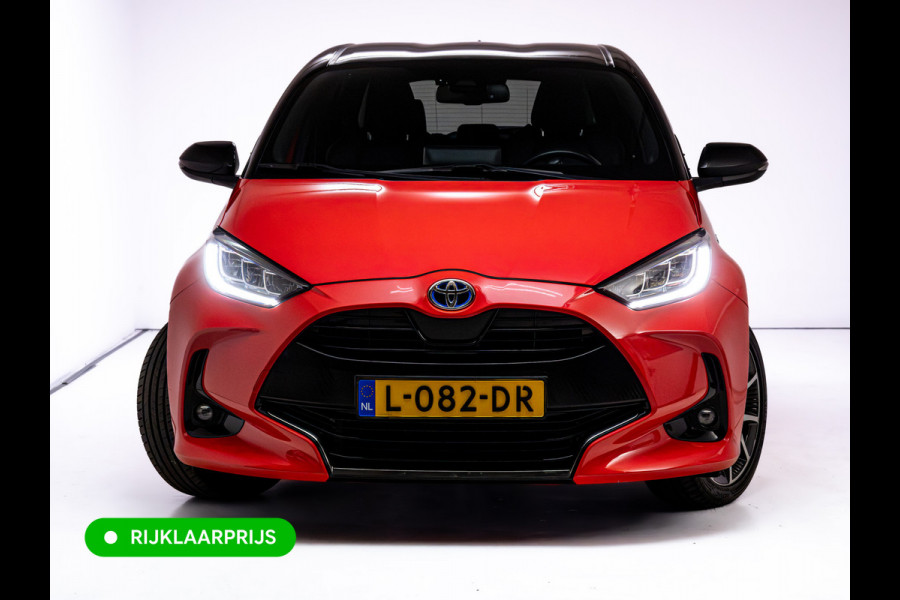 Toyota Yaris 1.5 Hybrid Launch Edition | Stoel- stuurverwarming | Trekhaak | HUD | Camera | Adaptive cruise Apple Carplay/Android Auto, Privacy glas, Keyless