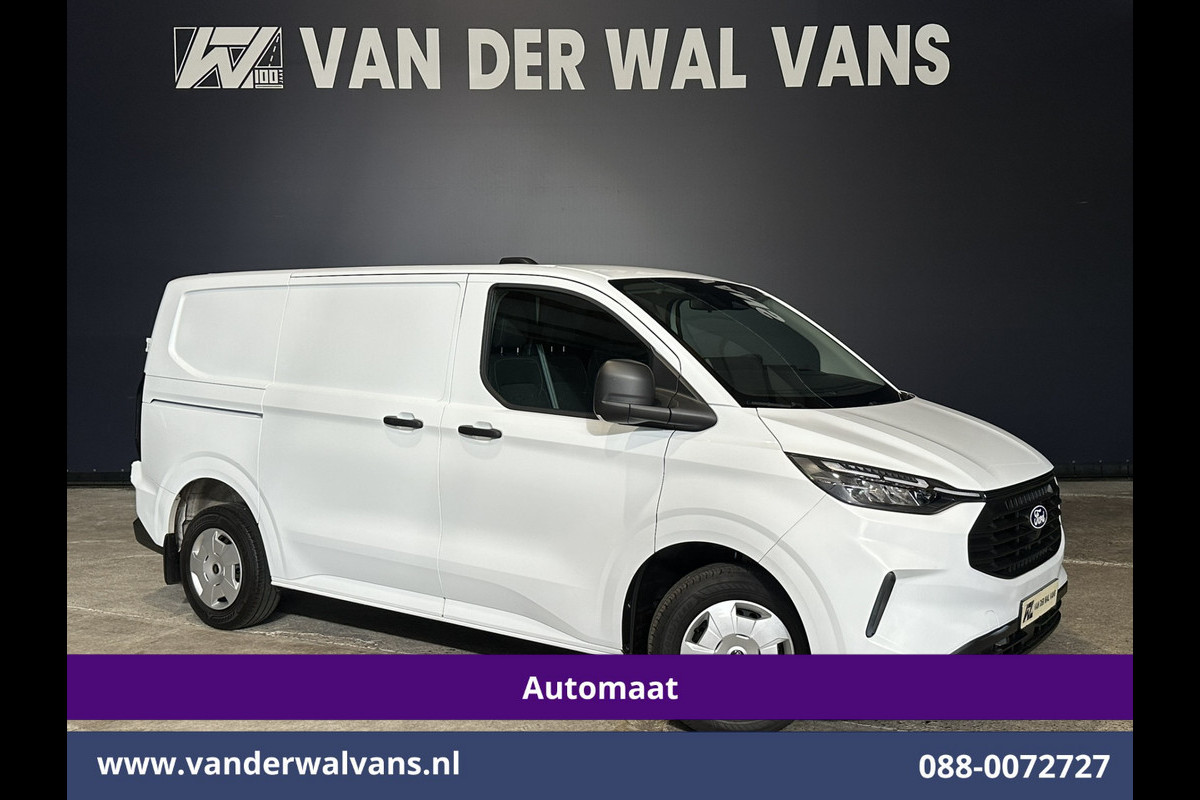 Ford Transit Custom 2.0 TDCI 136pk Automaat L1H1 Euro6 Airco | Camera | Apple Carplay | LED | Cruisecontrol 2740kg Trekhaak, Android Auto, Verwarmde voorruit, Parkeersensoren, Bijrijdersbank