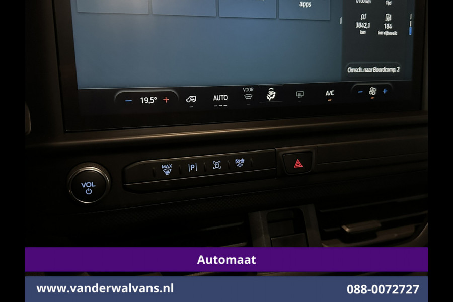 Ford Transit Custom 2.0 TDCI 136pk Automaat L1H1 Euro6 Airco | Camera | Apple Carplay | LED | Cruisecontrol 2740kg Trekhaak, Android Auto, Verwarmde voorruit, Parkeersensoren, Bijrijdersbank