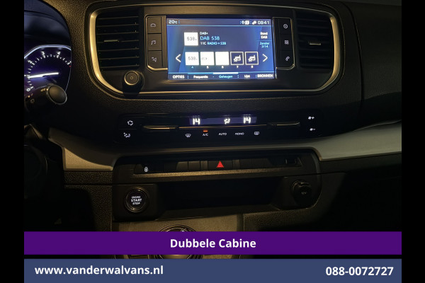 Peugeot Expert 2.0 BlueHDI 177pk Automaat L3H1 Dubbele Cabine Sport Euro6 Airco | 5-Zits | Camera | Navigatie | Apple Carplay | Xenon | 2x Zijd Cruisecontrol, Android Auto, LM Velgen, Dakrails, Sidebars, Spoiler, Elektrische Stoelbediening, Bumperkit, leder, Parkeersensoren, Achterklep