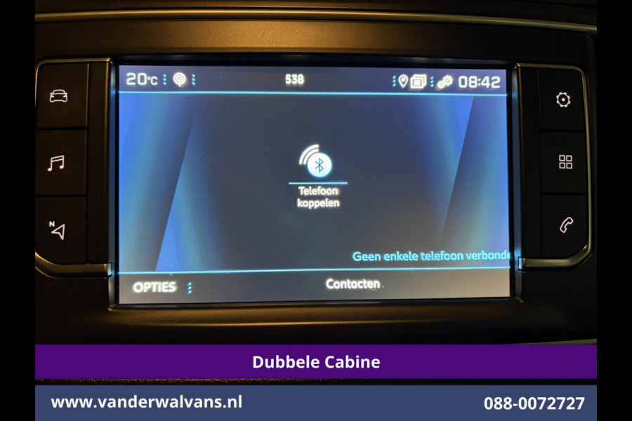 Peugeot Expert 2.0 BlueHDI 177pk Automaat L3H1 Dubbele Cabine Sport Euro6 Airco | 5-Zits | Camera | Navigatie | Apple Carplay | Xenon | 2x Zijd Cruisecontrol, Android Auto, LM Velgen, Dakrails, Sidebars, Spoiler, Elektrische Stoelbediening, Bumperkit, leder, Parkeersensoren, Achterklep