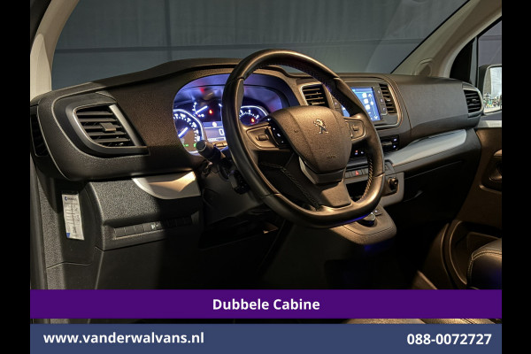 Peugeot Expert 2.0 BlueHDI 177pk Automaat L3H1 Dubbele Cabine Sport Euro6 Airco | 5-Zits | Camera | Navigatie | Apple Carplay | Xenon | 2x Zijd Cruisecontrol, Android Auto, LM Velgen, Dakrails, Sidebars, Spoiler, Elektrische Stoelbediening, Bumperkit, leder, Parkeersensoren, Achterklep