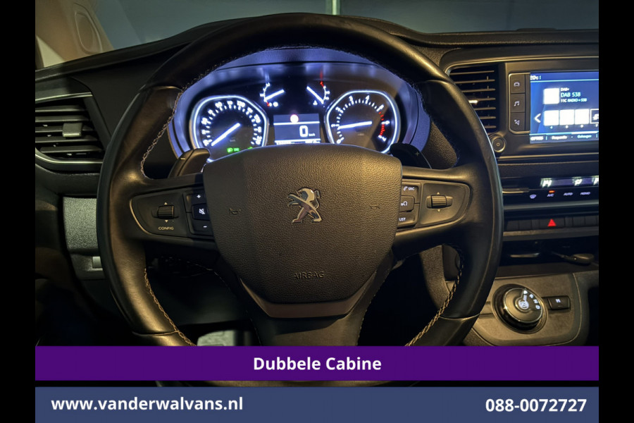 Peugeot Expert 2.0 BlueHDI 177pk Automaat L3H1 Dubbele Cabine Sport Euro6 Airco | 5-Zits | Camera | Navigatie | Apple Carplay | Xenon | 2x Zijd Cruisecontrol, Android Auto, LM Velgen, Dakrails, Sidebars, Spoiler, Elektrische Stoelbediening, Bumperkit, leder, Parkeersensoren, Achterklep