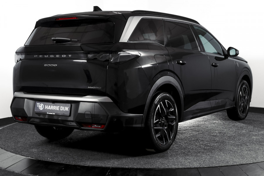 Peugeot 5008 1.2 Hybrid 145 GT 7p | Dig. Cockpit | Adapt. Cruise | Stoel-+Stuurverw. | PDC | 360 Camera | NAV + App. Connect | ECC | Elek. Klep | Afn. Trekhaak | LM 19" | 7548