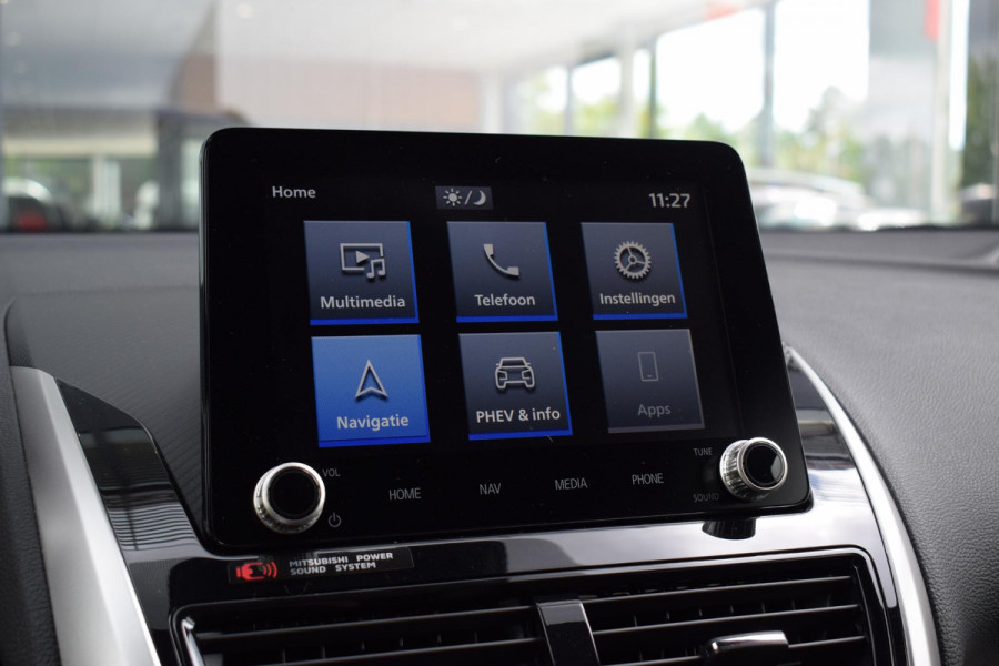 Mitsubishi Eclipse Cross 2.4 PHEV Black Edition | Leer | HUD | 360 Cam. | Stuur- en Stoelverwarming