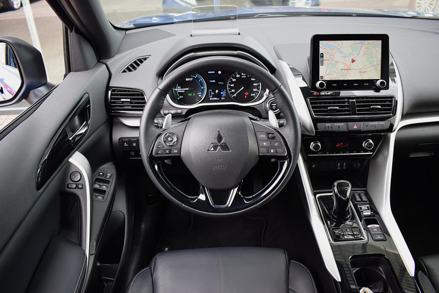 Mitsubishi Eclipse Cross 2.4 PHEV Black Edition | Leer | HUD | 360 Cam. | Stuur- en Stoelverwarming