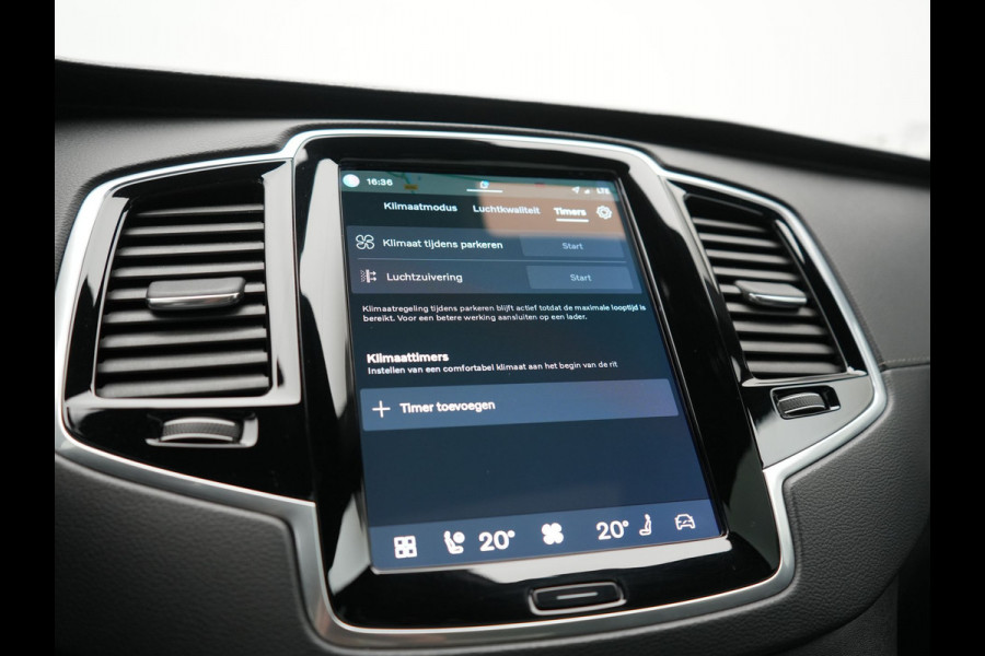 Volvo XC90 T8 Recharge AWD Plus Dark Long Range 7 Persoons PHEV 456pk Dealer O.H. | Trekhaak Af Fabriek | Panodak | Luchtvering | Adaptive Cruise | 360 Camera | Lederen Sportstoelen Memory & Verwarmd | Harman / Kardon | Keyless | Blis | Stuur Verwarmd | Apple Carplay | Plug In Hybrid |