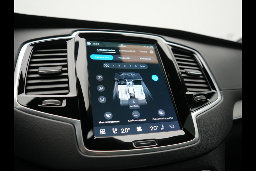 Volvo XC90 T8 Recharge AWD Plus Dark Long Range 7 Persoons PHEV 456pk Dealer O.H. | Trekhaak Af Fabriek | Panodak | Luchtvering | Adaptive Cruise | 360 Camera | Lederen Sportstoelen Memory & Verwarmd | Harman / Kardon | Keyless | Blis | Stuur Verwarmd | Apple Carplay | Plug In Hybrid |