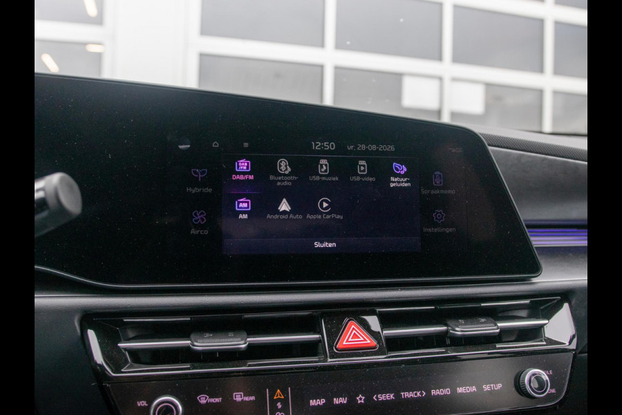 Kia Niro 1.6 GDi Hybrid ExecutiveLine | Navi | Clima | Adapt. Cruise | 18" | Leder | Schuif/Kanteldak | Premium Audio | Apple Carplay | Camera | HUD | Stoel&Stuur Verw.
