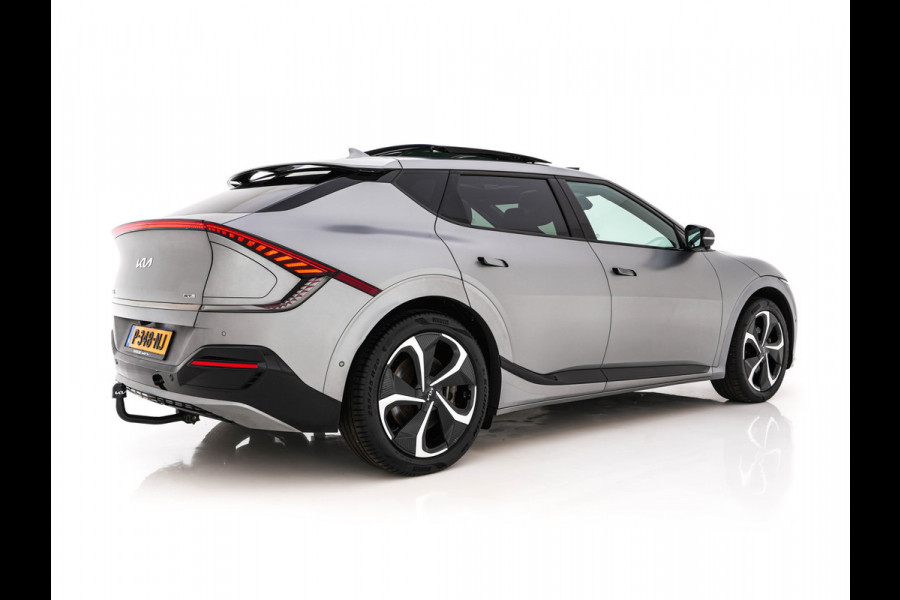 Kia Ev6 GT-Line AWD 77.4 kWh [3-Fase-11kW] (INCL-BTW) Aut. *PANO | HEAD-UP | LEATHER-ALCANTARA | ADAPTIVE-CRUISE | DIGI-COCKPIT | MERIDIAN-AUDIO | MEMORYPACK | FULL-LED | KEYLESS | TOPVIEW | DAB | BLINDSPOT | NAVI-FULLMAP | 20''ALU |