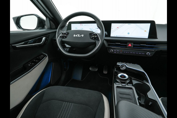 Kia Ev6 GT-Line AWD 77.4 kWh [3-Fase-11kW] (INCL-BTW) Aut. *PANO | HEAD-UP | LEATHER-ALCANTARA | ADAPTIVE-CRUISE | DIGI-COCKPIT | MERIDIAN-AUDIO | MEMORYPACK | FULL-LED | KEYLESS | TOPVIEW | DAB | BLINDSPOT | NAVI-FULLMAP | 20''ALU |