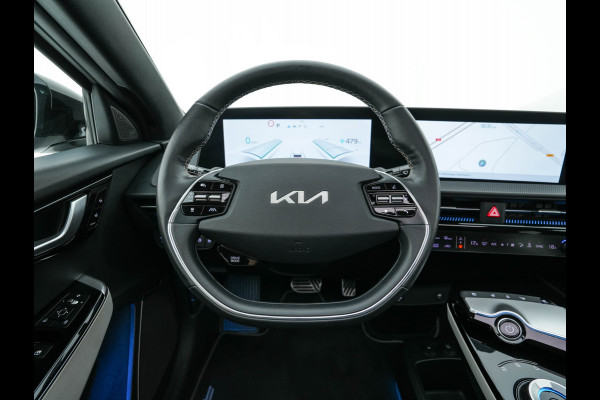 Kia Ev6 GT-Line AWD 77.4 kWh [3-Fase-11kW] (INCL-BTW) Aut. *PANO | HEAD-UP | LEATHER-ALCANTARA | ADAPTIVE-CRUISE | DIGI-COCKPIT | MERIDIAN-AUDIO | MEMORYPACK | FULL-LED | KEYLESS | TOPVIEW | DAB | BLINDSPOT | NAVI-FULLMAP | 20''ALU |