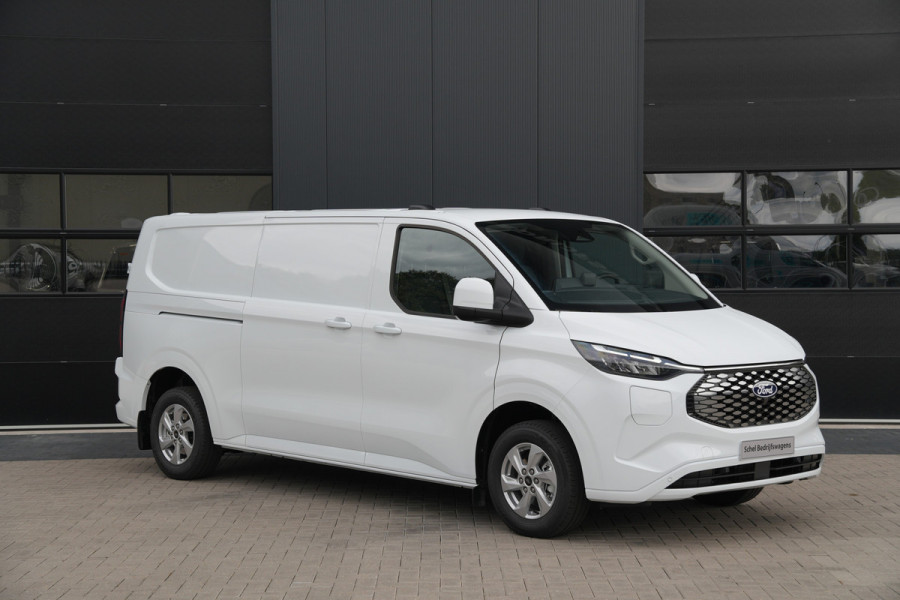 Ford E-Transit Custom 340 L2H1 Limited 71 kWh 218pk - 2x Schuifdeur - Trekhaak - Carplay - Camera - Carplay - Rijklaar
