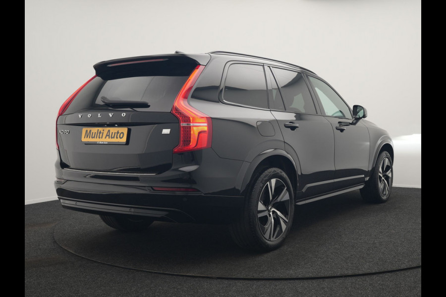 Volvo XC90 T8 Recharge AWD R-Design 7 Persoons LONG RANGE PHEV 455pk Dealer O.H. | Adaptive Cruise | 360 Camera | Lederen Sportstoelen Memory & Verwarmd | Apple Carplay | Stuur Verwarmd | Keyless | Blis | Navigatie | DAB | Virtual | Plug In Hybrid |