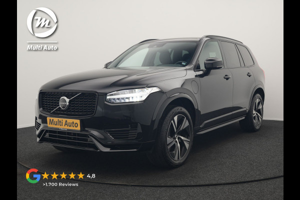 Volvo XC90 T8 Recharge AWD R-Design 7 Persoons LONG RANGE PHEV 455pk Dealer O.H. | Adaptive Cruise | 360 Camera | Lederen Sportstoelen Memory & Verwarmd | Apple Carplay | Stuur Verwarmd | Keyless | Blis | Navigatie | DAB | Virtual | Plug In Hybrid |