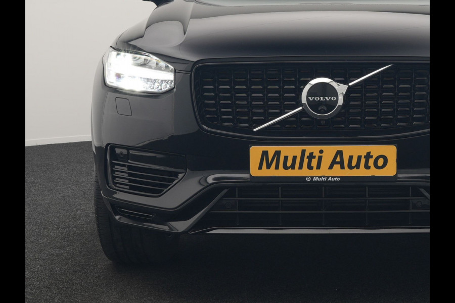 Volvo XC90 T8 Recharge AWD R-Design 7 Persoons LONG RANGE PHEV 455pk Dealer O.H. | Adaptive Cruise | 360 Camera | Lederen Sportstoelen Memory & Verwarmd | Apple Carplay | Stuur Verwarmd | Keyless | Blis | Navigatie | DAB | Virtual | Plug In Hybrid |