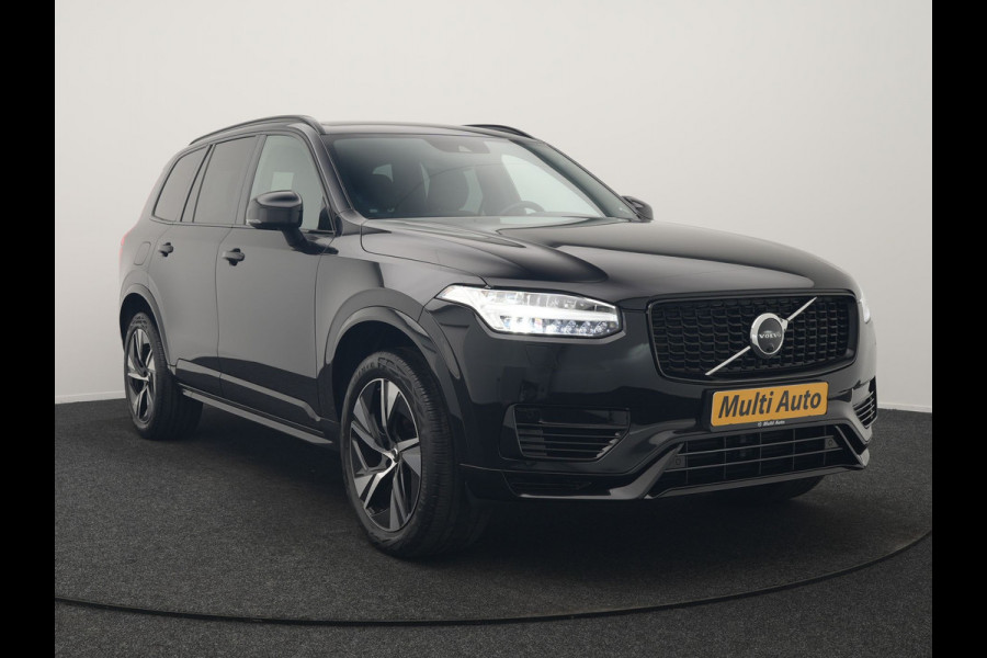 Volvo XC90 T8 Recharge AWD R-Design 7 Persoons LONG RANGE PHEV 455pk Dealer O.H. | Adaptive Cruise | 360 Camera | Lederen Sportstoelen Memory & Verwarmd | Apple Carplay | Stuur Verwarmd | Keyless | Blis | Navigatie | DAB | Virtual | Plug In Hybrid |