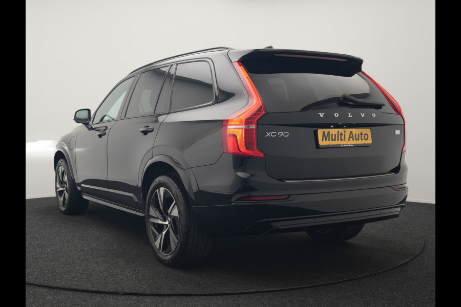 Volvo XC90 T8 Recharge AWD R-Design 7 Persoons LONG RANGE PHEV 455pk Dealer O.H. | Adaptive Cruise | 360 Camera | Lederen Sportstoelen Memory & Verwarmd | Apple Carplay | Stuur Verwarmd | Keyless | Blis | Navigatie | DAB | Virtual | Plug In Hybrid |