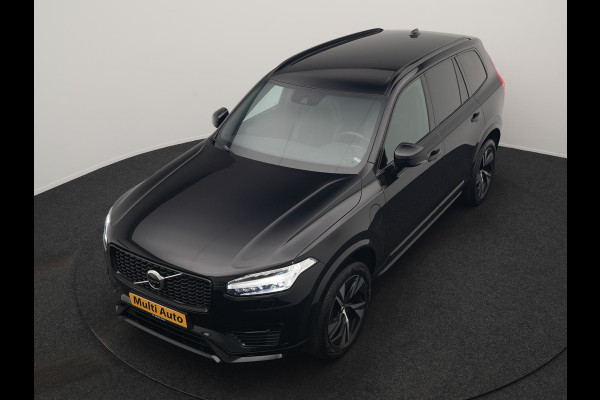 Volvo XC90 T8 Recharge AWD R-Design 7 Persoons LONG RANGE PHEV 455pk Dealer O.H. | Adaptive Cruise | 360 Camera | Lederen Sportstoelen Memory & Verwarmd | Apple Carplay | Stuur Verwarmd | Keyless | Blis | Navigatie | DAB | Virtual | Plug In Hybrid |