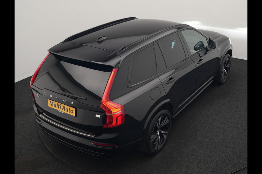 Volvo XC90 T8 Recharge AWD R-Design 7 Persoons LONG RANGE PHEV 455pk Dealer O.H. | Adaptive Cruise | 360 Camera | Lederen Sportstoelen Memory & Verwarmd | Apple Carplay | Stuur Verwarmd | Keyless | Blis | Navigatie | DAB | Virtual | Plug In Hybrid |