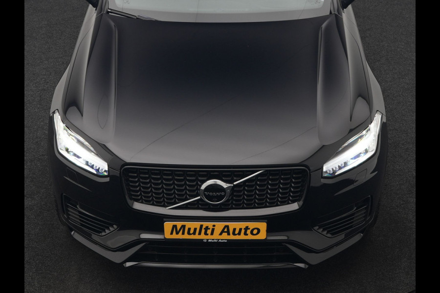 Volvo XC90 T8 Recharge AWD R-Design 7 Persoons LONG RANGE PHEV 455pk Dealer O.H. | Adaptive Cruise | 360 Camera | Lederen Sportstoelen Memory & Verwarmd | Apple Carplay | Stuur Verwarmd | Keyless | Blis | Navigatie | DAB | Virtual | Plug In Hybrid |