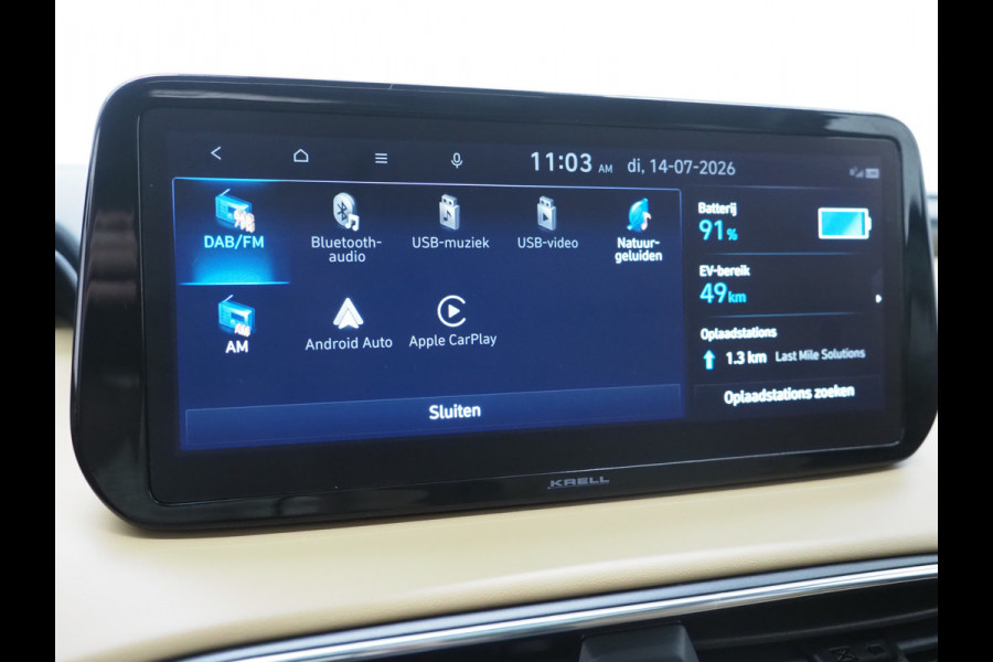 Hyundai Santa Fe 1.6 T-GDI PHEV Premium Sky 7p. | NL Auto | Panoramadak | Trekhaak | Leder | 360 | HUD | Krell | Keyless | Memory