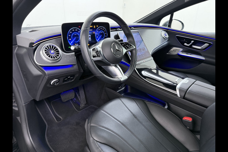 Mercedes-Benz EQE 350+ Launch Ed. Luxury Line 91kWh SOH 100% Leder+Verwarmd Panoramadak Adap.Cruise Burmester®3D-Surround-Audio Memory Navi Camera Lmv Pdc High Perf.-Led Elek.Achterklep DAB+ Privacy Glas 1e Eigenaar Dealeronderhouden Origineel Nederlandse Auto