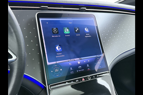 Mercedes-Benz EQE 350+ Launch Ed. Luxury Line 91kWh SOH 100% Leder+Verwarmd Panoramadak Adap.Cruise Burmester®3D-Surround-Audio Memory Navi Camera Lmv Pdc High Perf.-Led Elek.Achterklep DAB+ Privacy Glas 1e Eigenaar Dealeronderhouden Origineel Nederlandse Auto
