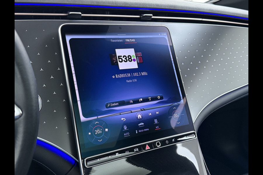 Mercedes-Benz EQE 350+ Launch Ed. Luxury Line 91kWh SOH 100% Leder+Verwarmd Panoramadak Adap.Cruise Burmester®3D-Surround-Audio Memory Navi Camera Lmv Pdc High Perf.-Led Elek.Achterklep DAB+ Privacy Glas 1e Eigenaar Dealeronderhouden Origineel Nederlandse Auto