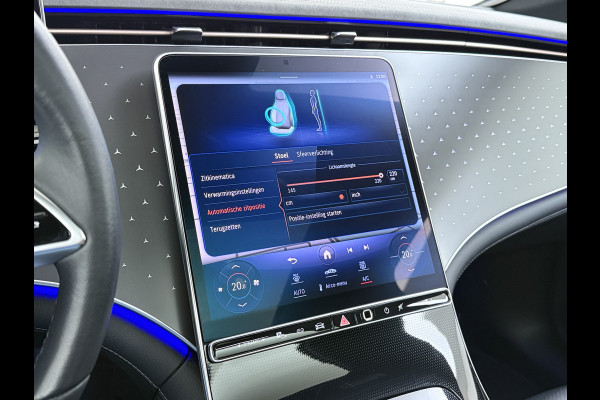Mercedes-Benz EQE 350+ Launch Ed. Luxury Line 91kWh SOH 100% Leder+Verwarmd Panoramadak Adap.Cruise Burmester®3D-Surround-Audio Memory Navi Camera Lmv Pdc High Perf.-Led Elek.Achterklep DAB+ Privacy Glas 1e Eigenaar Dealeronderhouden Origineel Nederlandse Auto