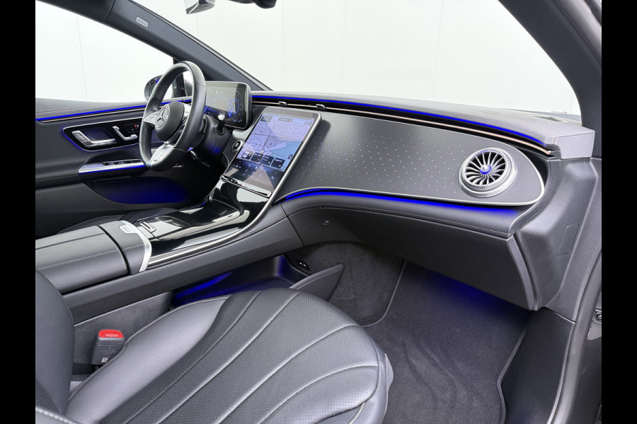 Mercedes-Benz EQE 350+ Launch Ed. Luxury Line 91kWh SOH 100% Leder+Verwarmd Panoramadak Adap.Cruise Burmester®3D-Surround-Audio Memory Navi Camera Lmv Pdc High Perf.-Led Elek.Achterklep DAB+ Privacy Glas 1e Eigenaar Dealeronderhouden Origineel Nederlandse Auto
