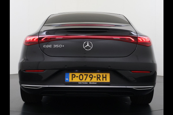 Mercedes-Benz EQE 350+ Launch Ed. Luxury Line 91kWh SOH 100% Leder+Verwarmd Panoramadak Adap.Cruise Burmester®3D-Surround-Audio Memory Navi Camera Lmv Pdc High Perf.-Led Elek.Achterklep DAB+ Privacy Glas 1e Eigenaar Dealeronderhouden Origineel Nederlandse Auto
