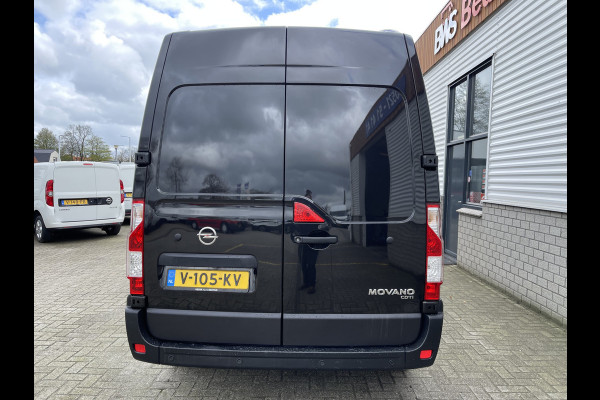 Opel Movano 2.3 CDTI 130pk L2H2 / vaste prijs rijklaar € 16.950 ex btw / lease vanaf € 366 / airco / cruise / navigatie / pdc achter / zwart metallic / geveerde chauffeurs stoel !