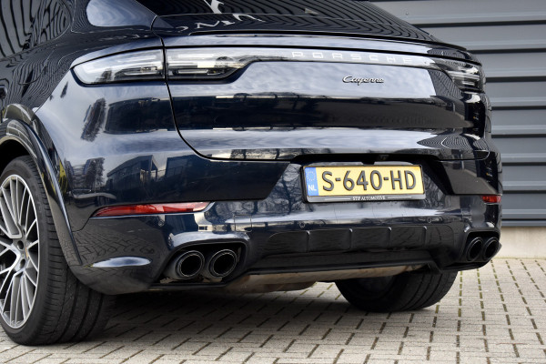 Porsche Cayenne Coupé 3.0 E-Hybrid Platinum Edition SportDesign | Pano | ACC | Trekhaak | 22'' Wielen | Bose | Achterasbesturing | Stoelventilatie | Sportuitlaat |