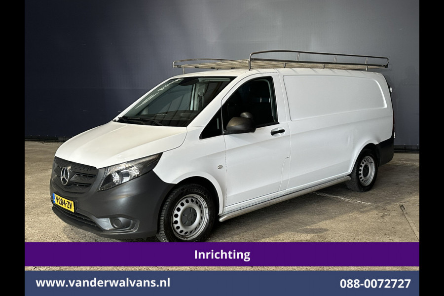 Mercedes-Benz Vito 114 CDI 136pk L3H1 Inrichting Euro6 Airco | Navigatie | Camera | Imperiaal | Trekhaak Sidebars, Bijrijdersbank