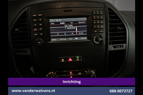 Mercedes-Benz Vito 114 CDI 136pk L3H1 Inrichting Euro6 Airco | Navigatie | Camera | Imperiaal | Trekhaak Sidebars, Bijrijdersbank