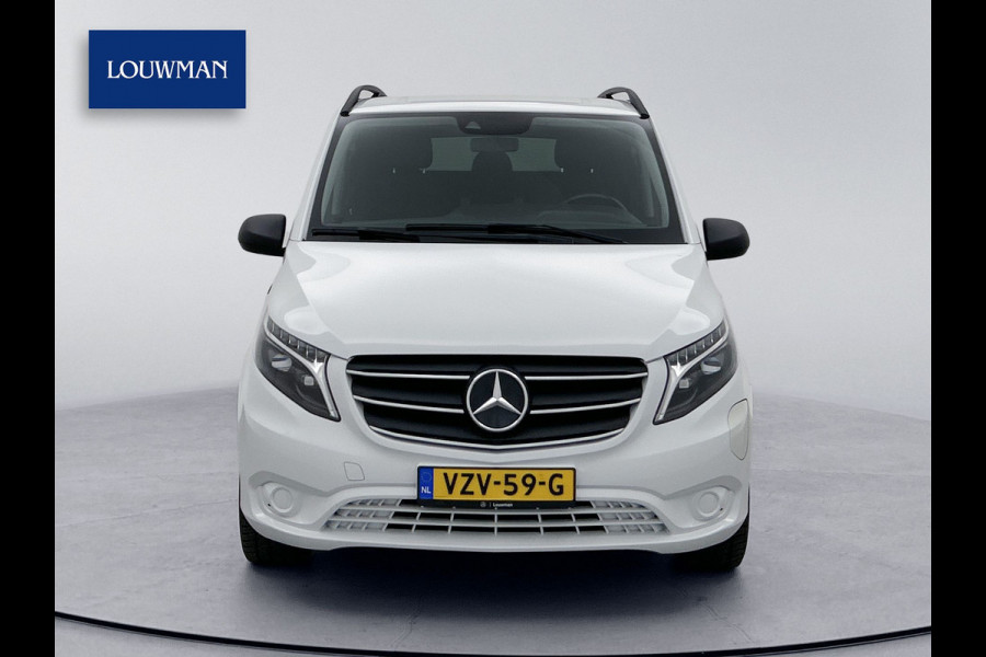 Mercedes-Benz eVito Lang 66 kWh DC 266km WLTP Dubbele cabine Led Schuifdeur L+R 5-zitplaatsen Navigatie Camera Snelladen