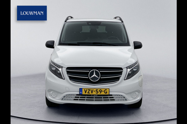 Mercedes-Benz eVito Lang 66 kWh DC 266km WLTP Dubbele cabine Led Schuifdeur L+R 5-zitplaatsen Navigatie Camera Snelladen