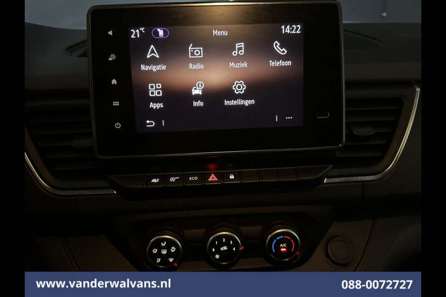 Renault Trafic 2.0 dCi 131pk L2H1 Euro6 Airco | Navigatie | Camera | LED | Cruisecontrol Parkeersensoren, Bijrijdersbank