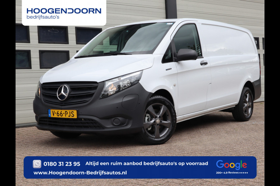 Mercedes-Benz eVito 112 66 kWh SoH 97,6 % AC + DC Snelladen L2 Lang - LM - Camera - 3 Zits - Betimmerd