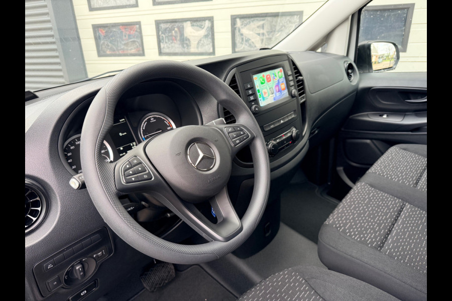 Mercedes-Benz eVito 112 66 kWh SoH 97,6 % AC + DC Snelladen L2 Lang - LM - Camera - 3 Zits - Betimmerd