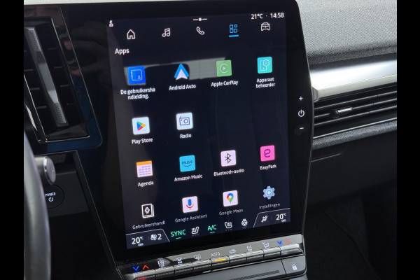 Renault Mégane E-Tech EV60 Warmtepomp Stoel+Stuurverwarming Adap.Cruise Google®-Maps Navi Camera Ecc Optimum Charge Business Ed. Evolution Keyless Apple Carplay/Android Auto Bluetooth LMV Led Pdc Isofix Lane Assist Regen-Lichtsensor Dealeronderhouden Origineel Nederlandse Auto