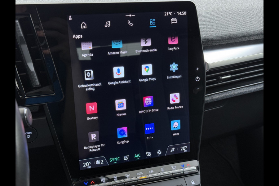 Renault Mégane E-Tech EV60 Warmtepomp Stoel+Stuurverwarming Adap.Cruise Google®-Maps Navi Camera Ecc Optimum Charge Business Ed. Evolution Keyless Apple Carplay/Android Auto Bluetooth LMV Led Pdc Isofix Lane Assist Regen-Lichtsensor Dealeronderhouden Origineel Nederlandse Auto