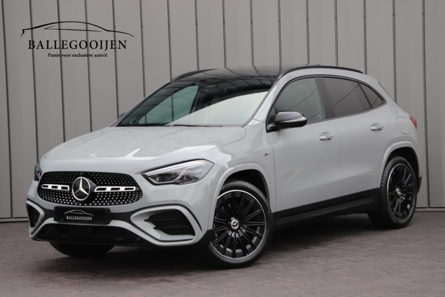 Mercedes-Benz GLA 250e AMG | 218PK | Head-up | Keyless-go | Burmester | Pano | Stuurwielverw. | Sfeerverlichting | Memory | Alpine grey | 2024.