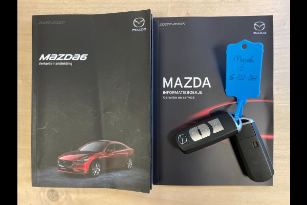 Mazda 6 2.0 SkyActiv-G 165 Signature|FULL OPTION|TREKAAK|ACC|HUD|LEDER|MEMORY|STUUR+STOELVERW+VENT|360 CAMERA|CARPLAY|NAP|NL-AUTO|