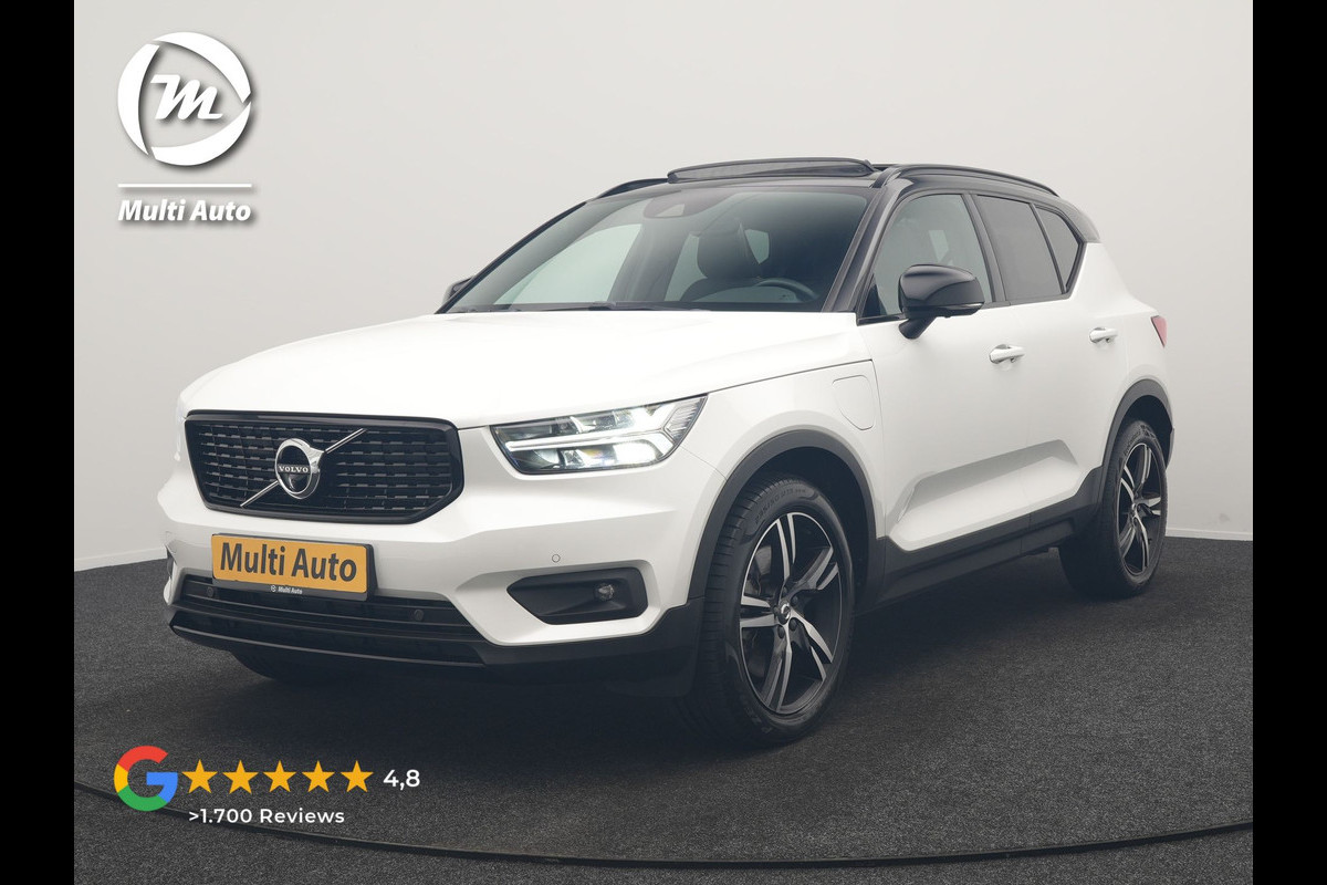 Volvo XC40 T5 Recharge R-Design PHEV 262pk Dealer O.H. | Panodak | Adaptive Cruise | 360 Camera | Harman / Kardon | Blis | Keyless | Apple Carplay | Navigatie | DAB | Virtual Cockpit | Pilot Assist | 19"L.M | Plug In Hybrid |